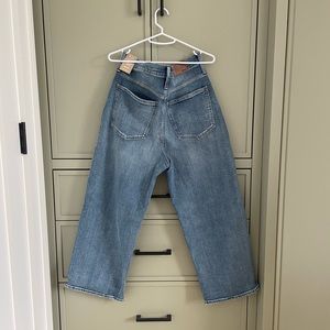 Madewell Slim Wide-Leg crop jeans 31 NWT
